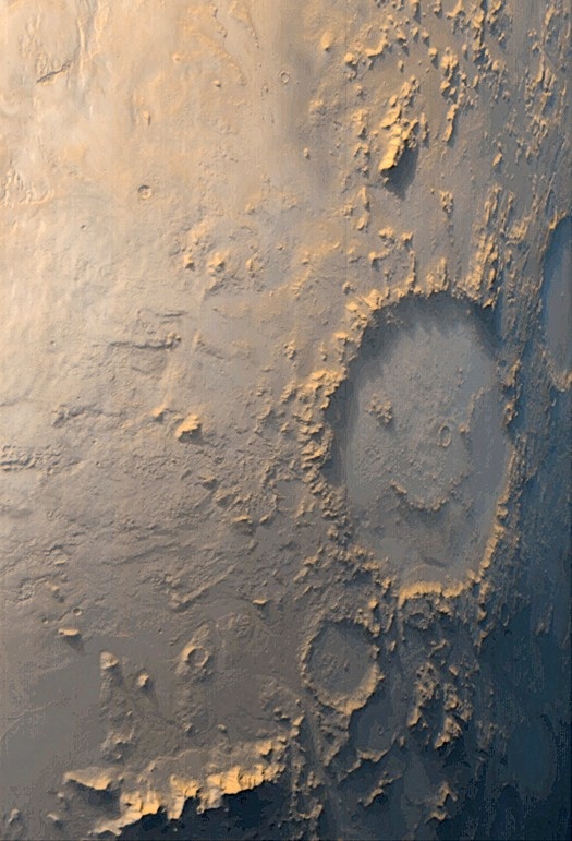 NASA, *Happy Face Crater* (1999), dominio público
